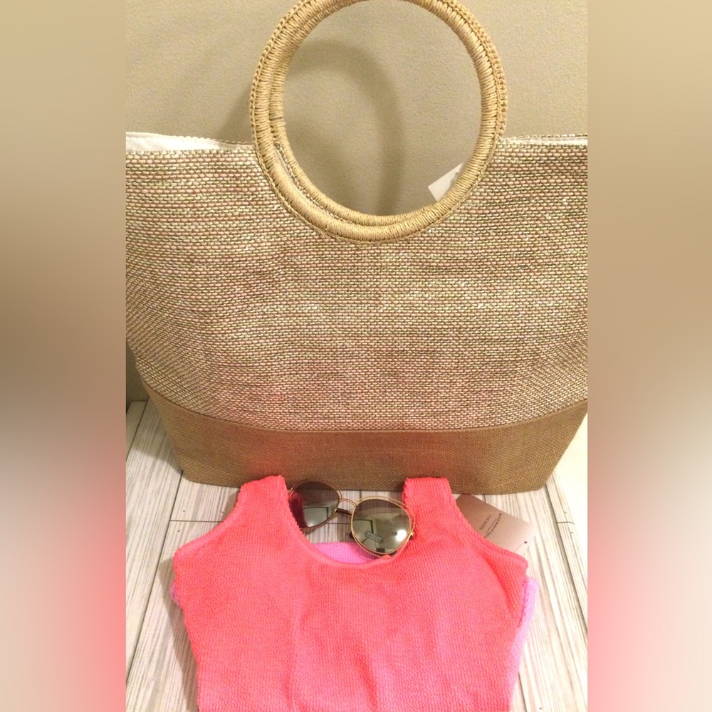 Beach Bundle Includes Bathing Suit Beach Bag & Su… - image 1